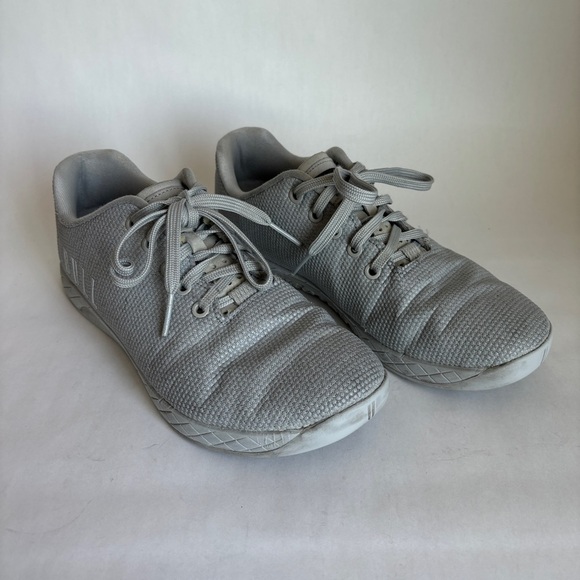NOBULL casual athletic lace up Trainer Gray Sneakers Shoes size women 10 men 8.5 - Picture 1 of 10